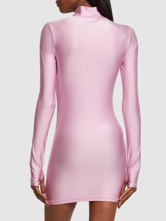 Coperni: Vestido corto con manga larga y cuello alto