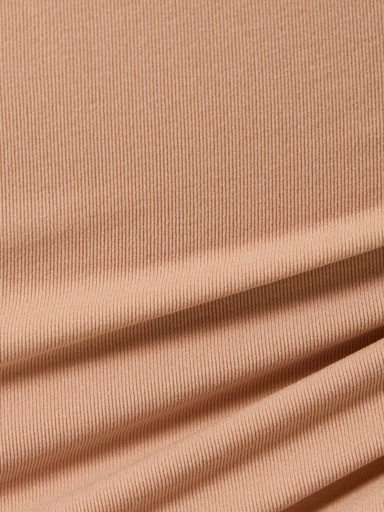 Andreadamo: Vestido midi de jersey con aberturas