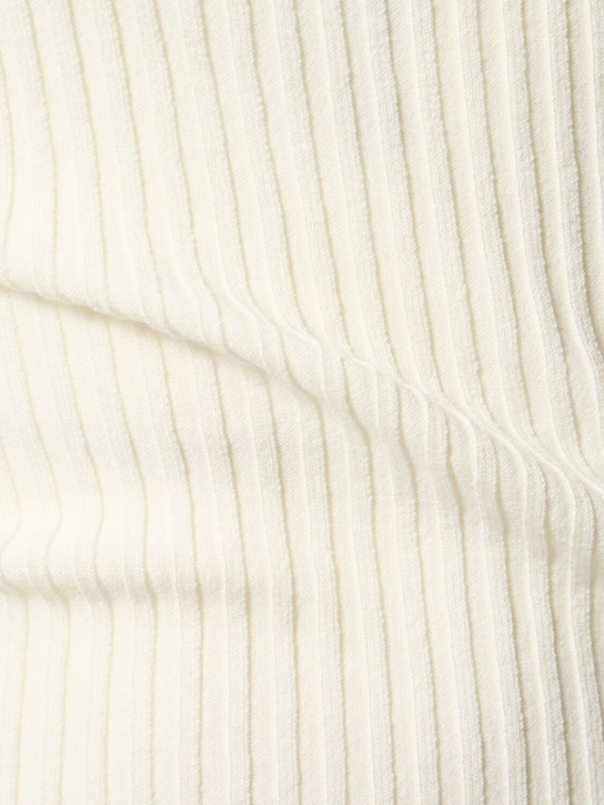 Andreadamo: Top in maglia di misto viscosa a costine