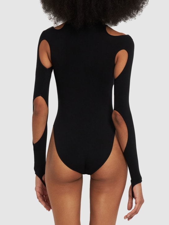 Andreadamo: Body sculptant en jersey ajouré