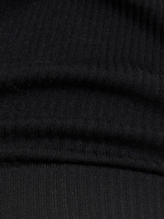 Andreadamo: Soutien-gorge en jersey côtelé avec bretelles