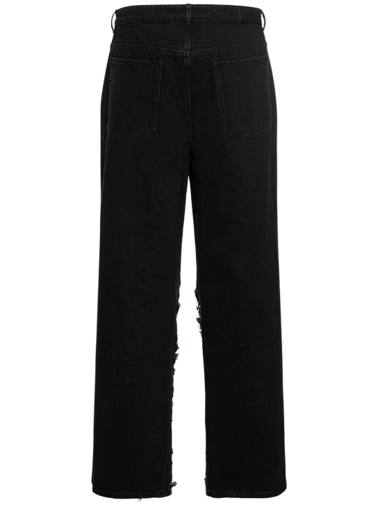 Dion Lee: Jean en denim de coton usé