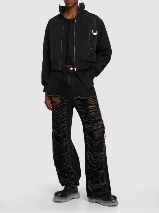 Dion Lee - Jean en denim de coton usé