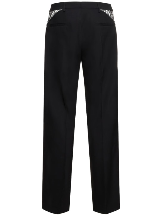 Dion Lee: Pantalon formel en laine Picot
