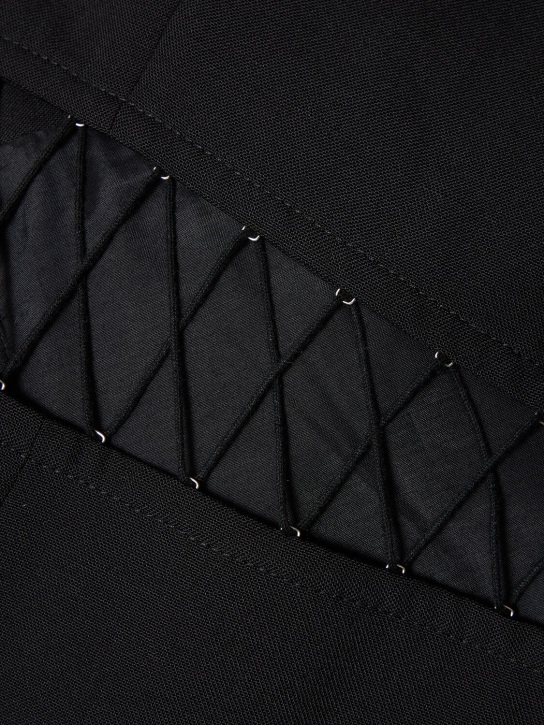 Dion Lee: Blazer en laine Picot