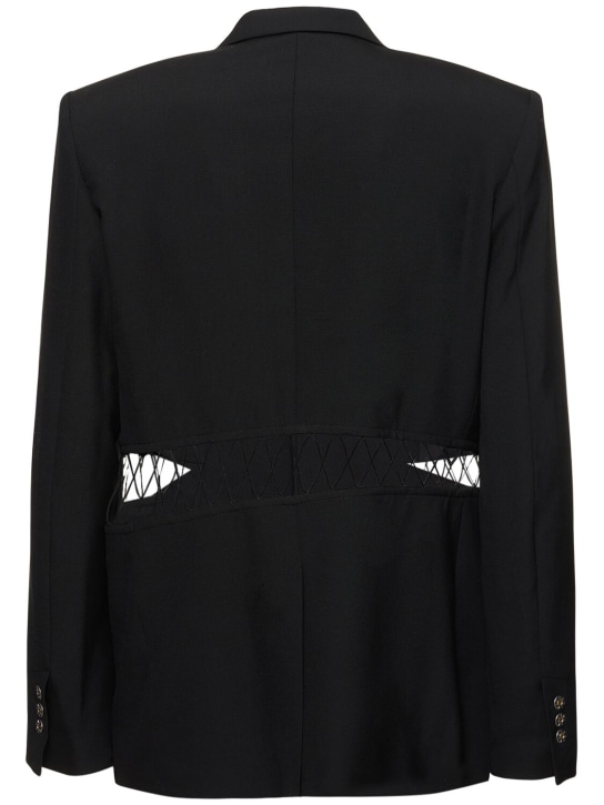 Dion Lee: Blazer en laine Picot