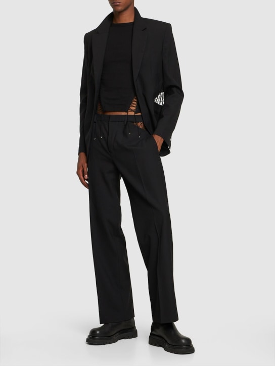 Dion Lee - Blazer en laine Picot