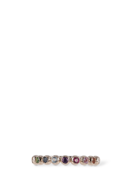 DoDo: 9Kt Rose gold Bollicine crystal ring