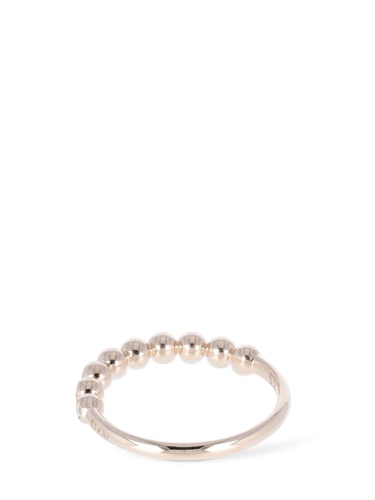 DoDo: 9Kt Rose gold Bollicine crystal ring
