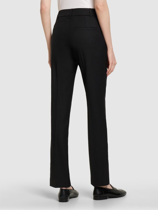 Brunello Cucinelli: Wool crepe straight pants