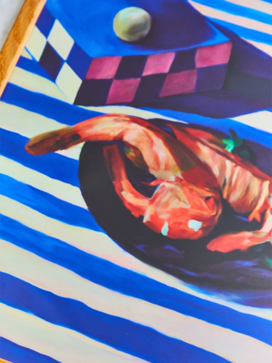 Paper Collective - Affiche imprimée Shrimp & Stripes