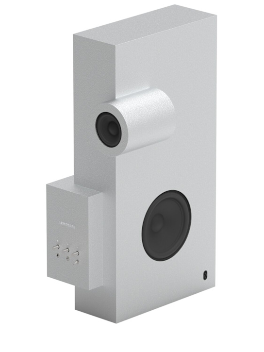 Transparent: Brutalist Sculpture speaker