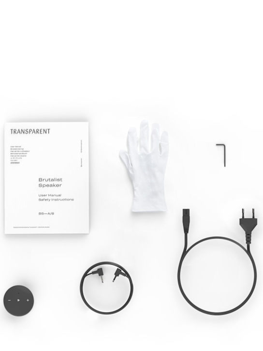 Transparent: Haut-parleur Brutalist Sculpture