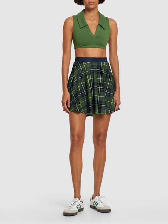Weworewhat: Skort vita alta plissé
