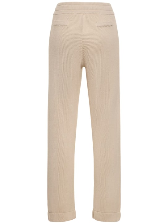 Brunello Cucinelli: Pantaloni jogger in maglia di cotone