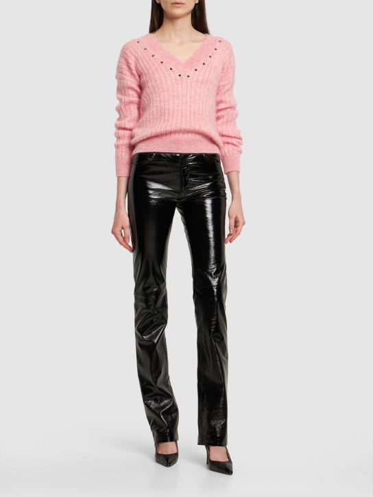 Alessandra Rich - Mohair blend knit sweater
