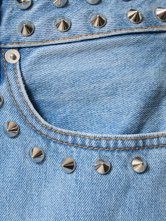 Alessandra Rich: LANGER ROCK AUS DENIM