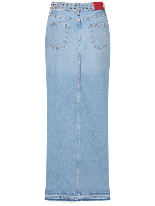Alessandra Rich: LANGER ROCK AUS DENIM