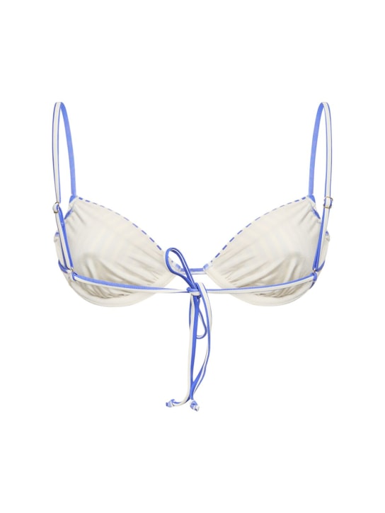 Weworewhat: Striped underwired bikini top