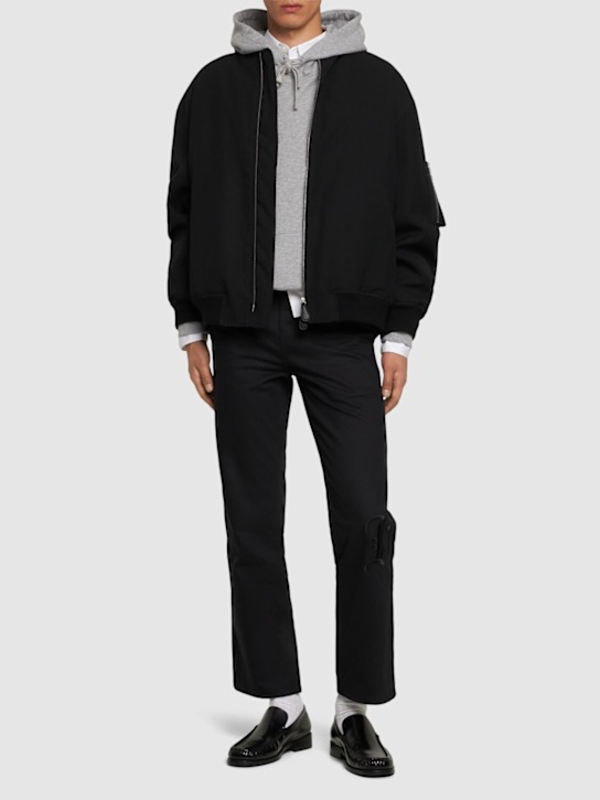 Honor the Gift - Pantalon en coton à motif chevron
