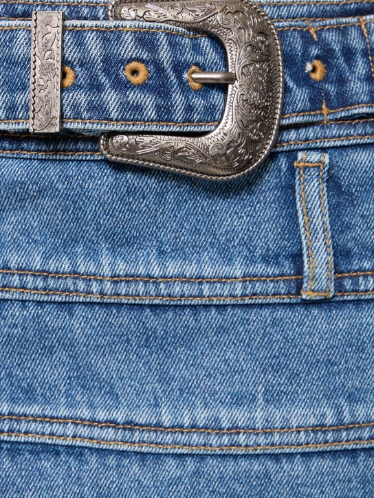 Andersson Bell: Minirock aus Denim „Dua“