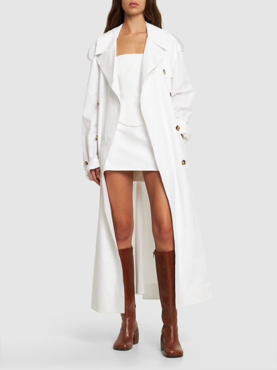 Interior: Trench-coat en popeline de coton The Percy