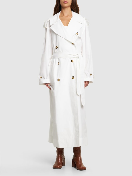 Interior: Trench-coat en popeline de coton The Percy