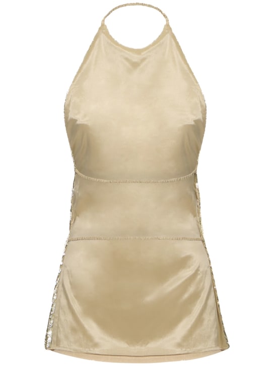 Gauchere: Top con paillettes