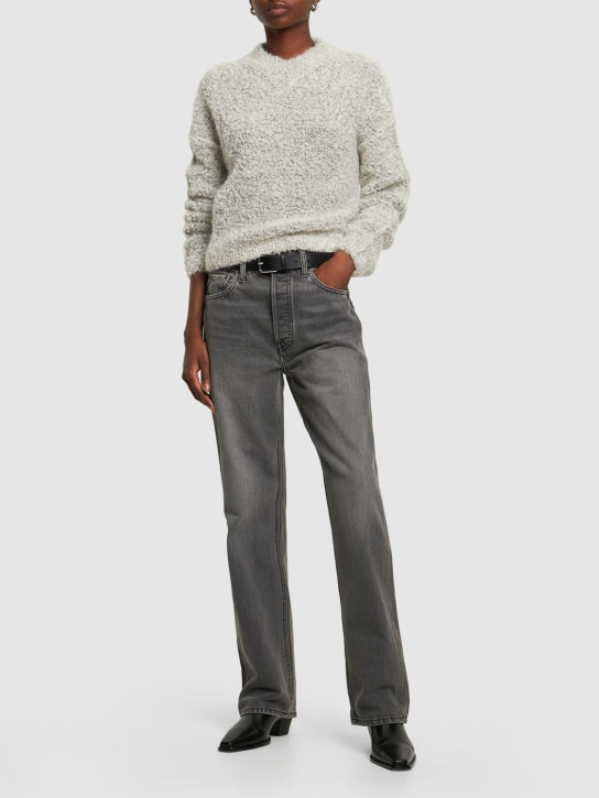 Gauchere - Mohair blend knit long sleeved sweater