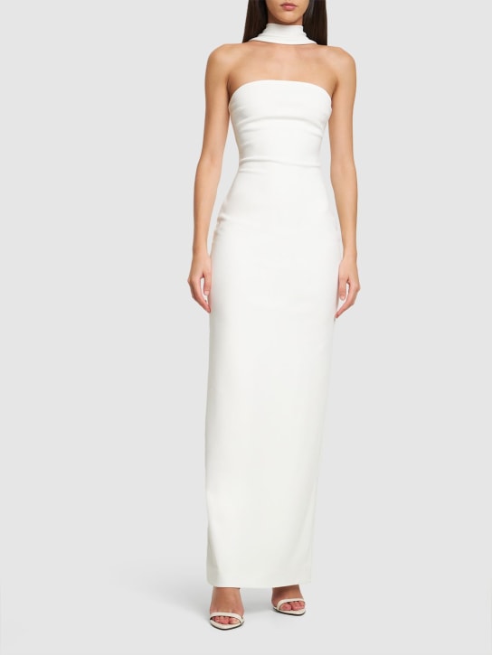 Solace London - Langes Kleid aus Krepp „Amari“