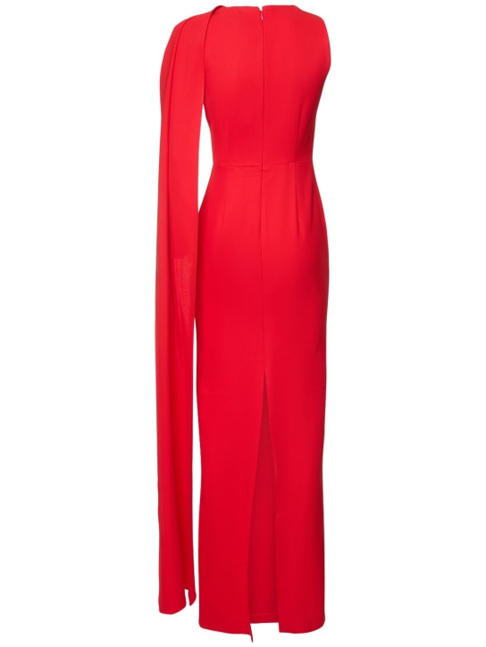 Roland Mouret: Asymmetric stretch cady maxi dress