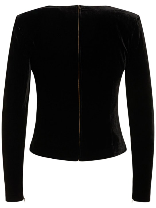 Roland Mouret: Langarm-Top aus Wolle