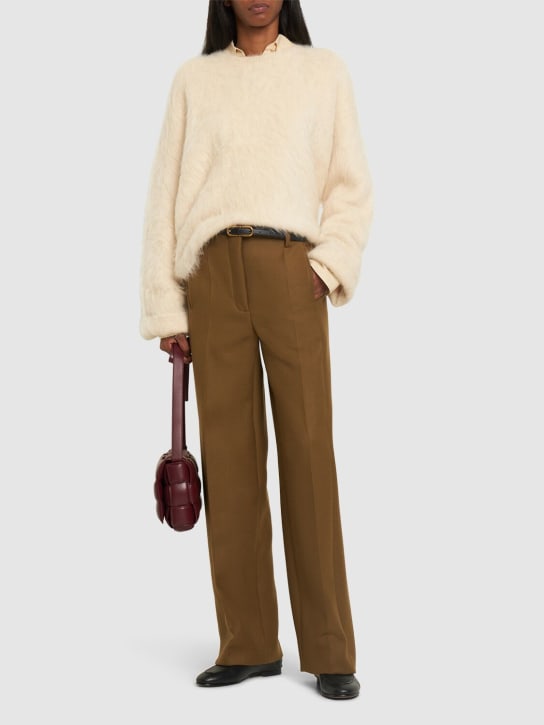 Tory Burch: Stretch wool straight pants