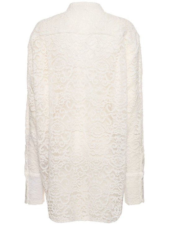 Interior: Chemise en dentelle de coton mélangé The Gertrude