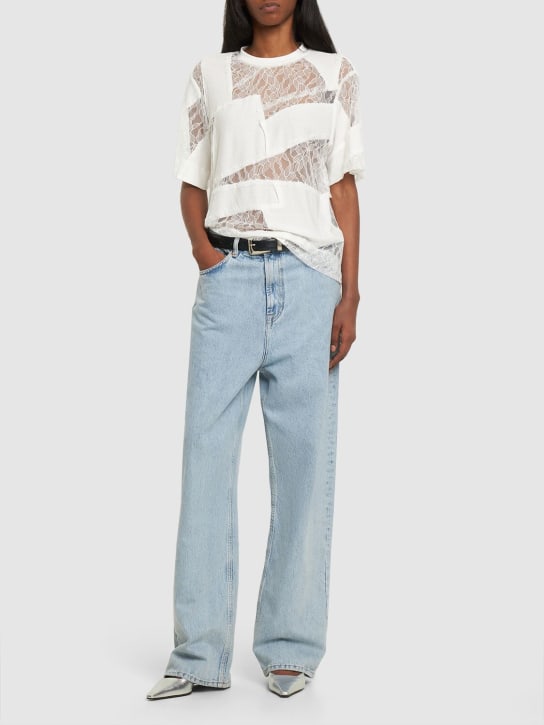 Interior: The Carson cotton lace top