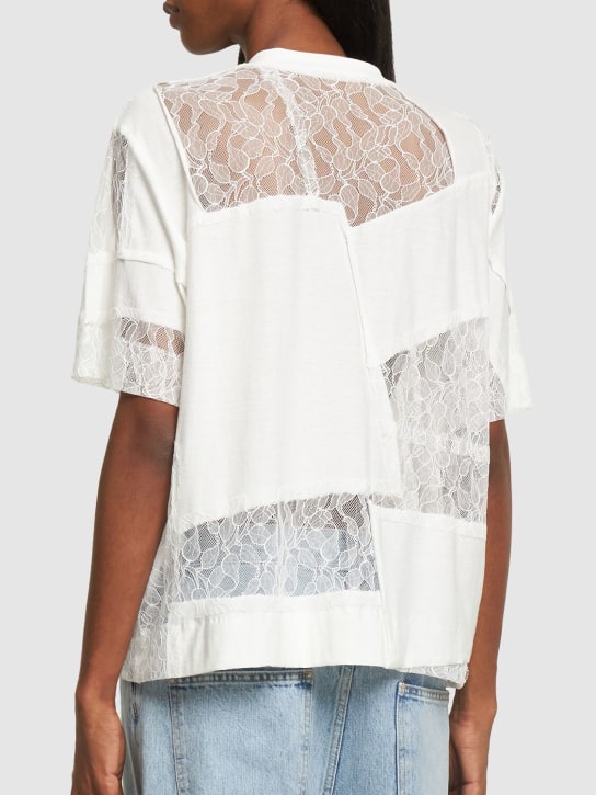 Interior: The Carson cotton lace top