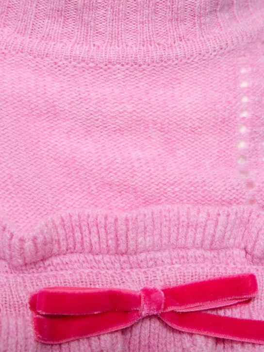 Cormio: Annalisa mock neck wool knit bolero