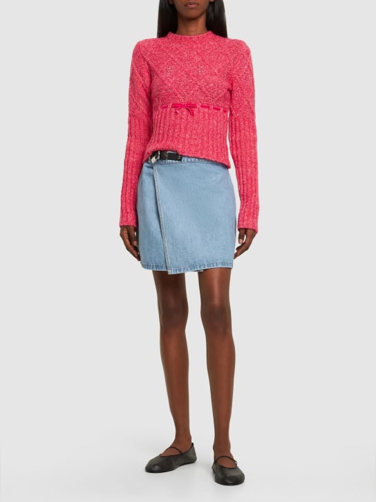 Cormio: Oma 5 embroidered wool blend sweater