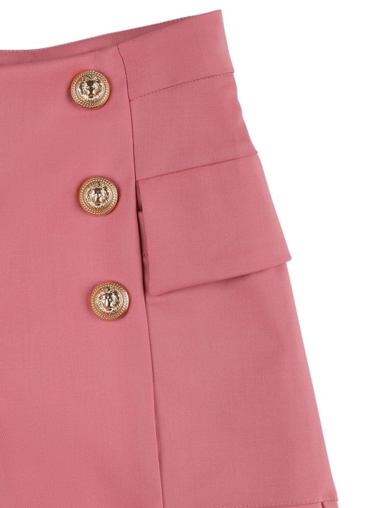 Balmain: Wool shorts