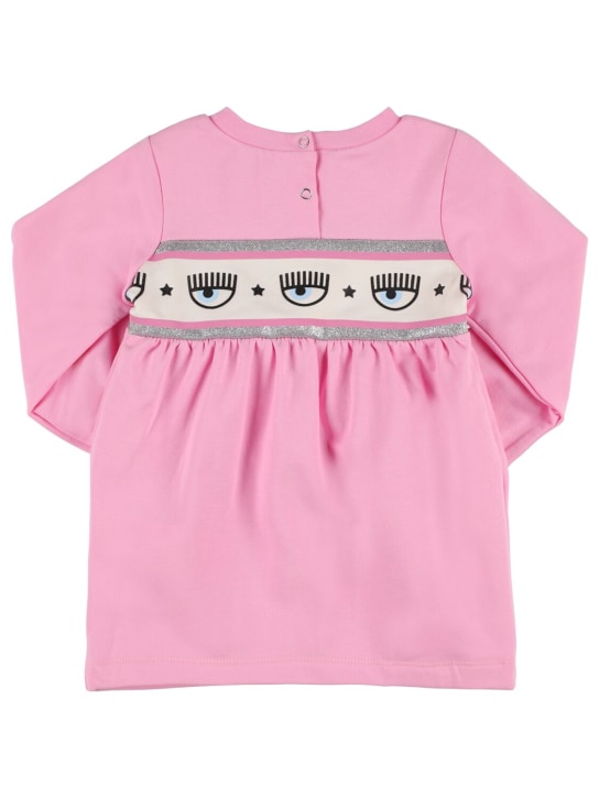 Chiara Ferragni: Printed cotton blend sweat dress