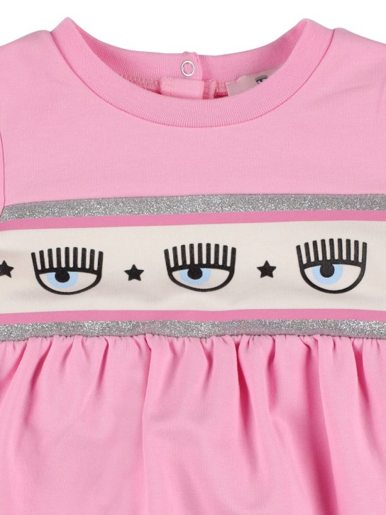 Chiara Ferragni: Printed cotton blend sweat dress