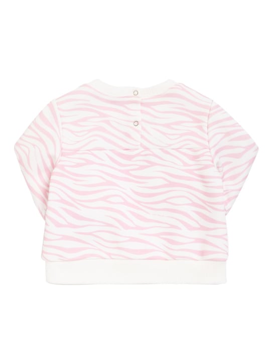 Chiara Ferragni: Sudadera de algodón con logo bordado