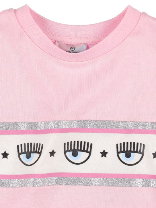 Chiara Ferragni - T-shirt en jersey de coton imprimé Logomania