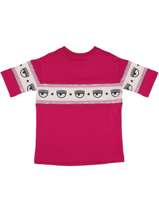 Chiara Ferragni: T-shirt in jersey di cotone con stampa