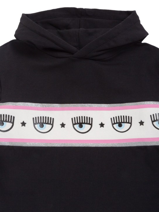 Chiara Ferragni - Logomania print cotton blend sweat dress