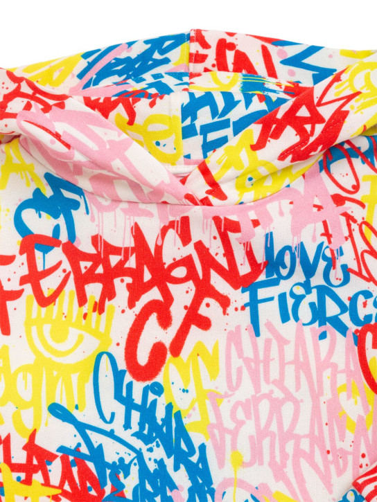 Chiara Ferragni - Printed cotton blend sweat dress