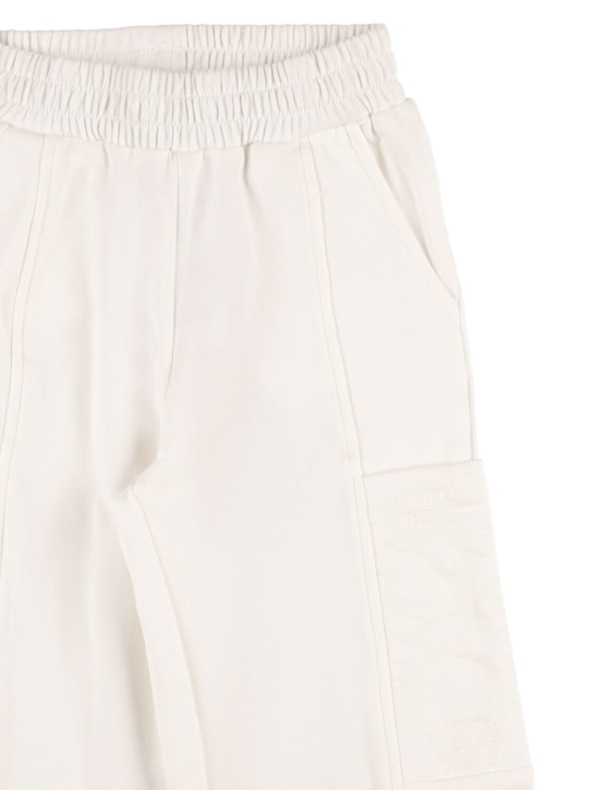 Chiara Ferragni - Pantaloni cargo in felpa di misto cotone