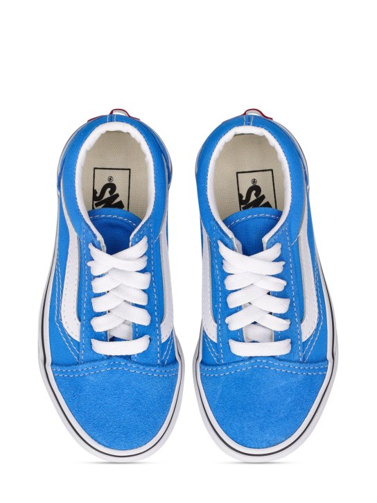 Vans: Sneakers Old Skool V de piel con cordones