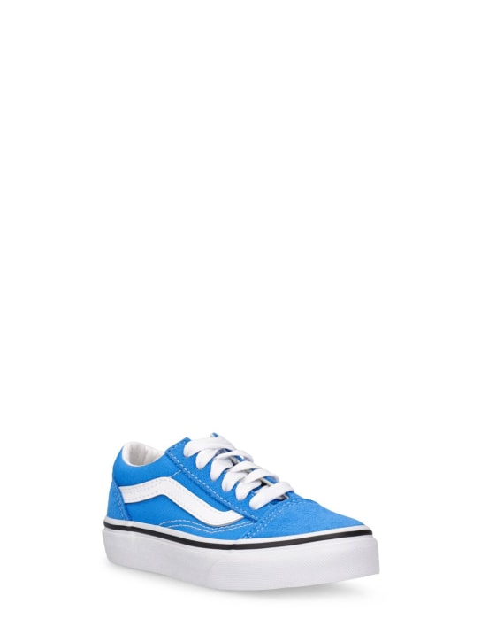 Vans: Sneakers Old Skool V de piel con cordones
