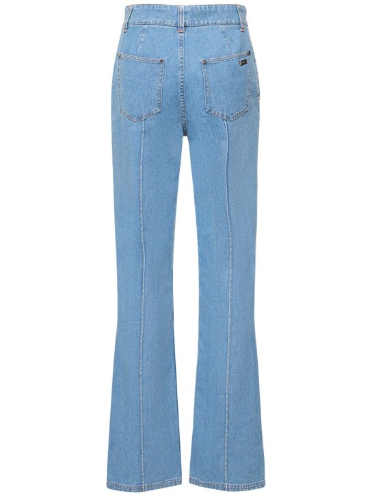 Et Ochs: Jeans dritti vita media in denim di cotone